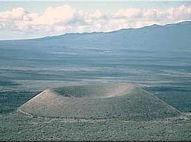 Cinder Cones – a unique volcanic feature.