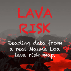 Lava Risk – map interpretation
