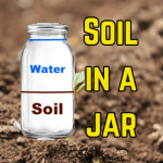 Soil in a jar